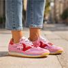 Victoria Saturno Metallic Retro Trainer - Rosa